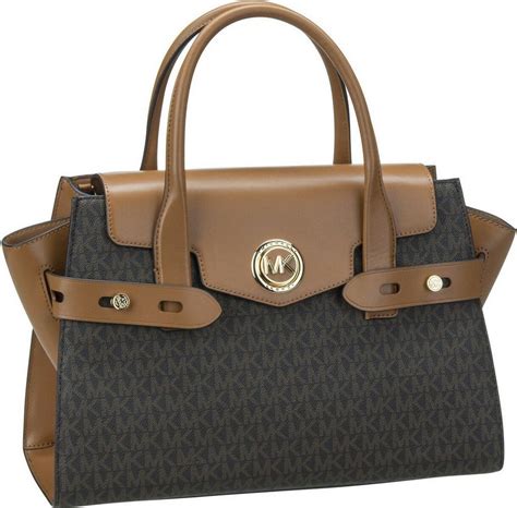 michael kors carmen sm flap belted satchel|Carmen Medium Belted Satchel .